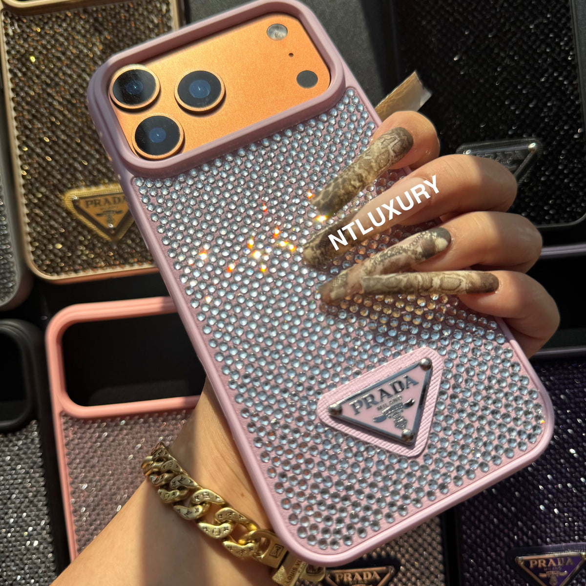 Night Queen Glitter Shining Phone Case (10 Color)