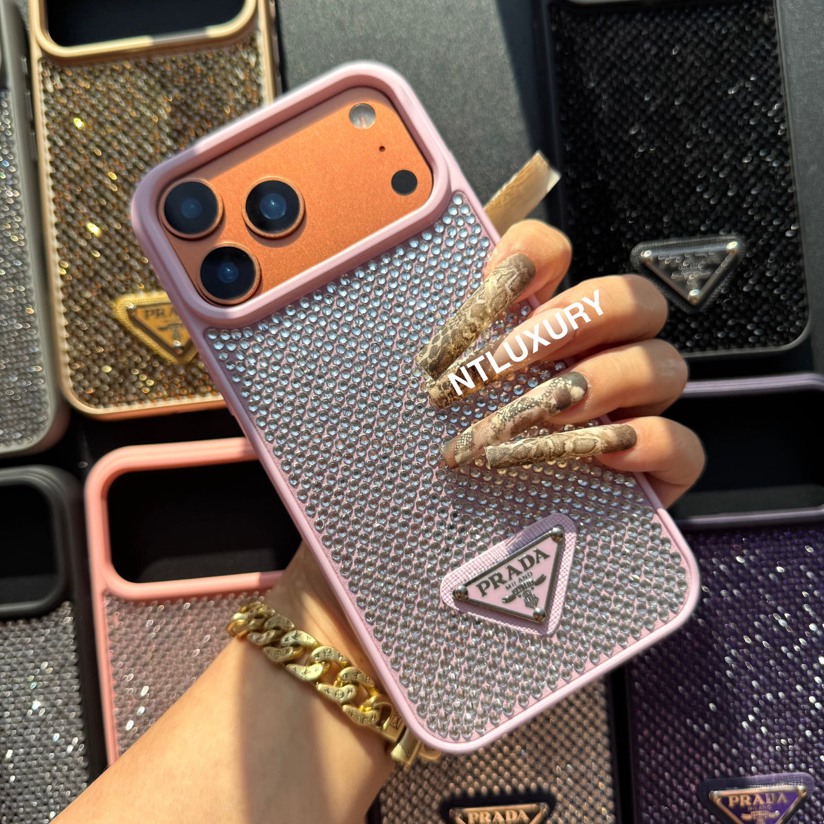 Night Queen Glitter Shining Phone Case (10 Color)
