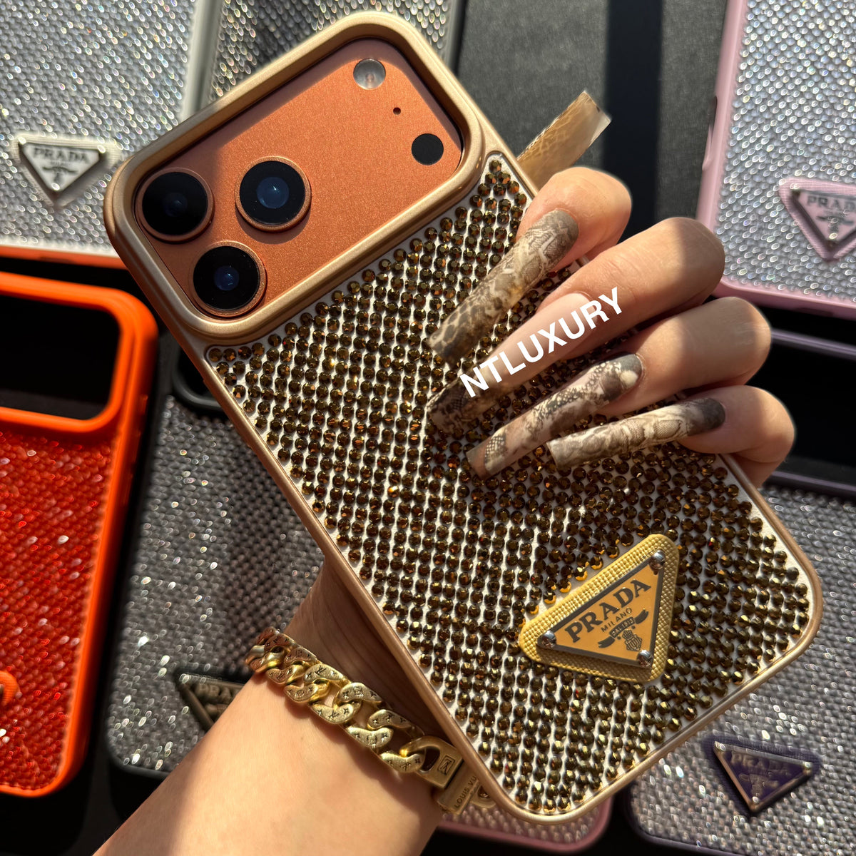 Night Queen Glitter Shining Phone Case (10 Color)