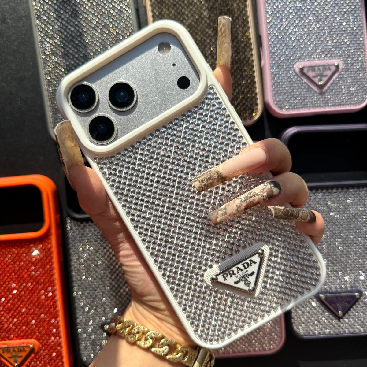 Night Queen Glitter Shining Phone Case (10 Color)