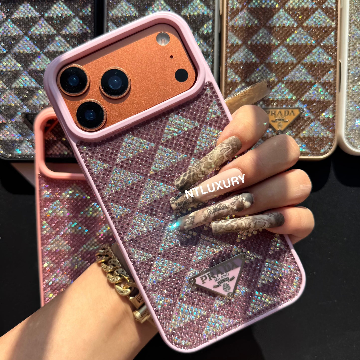 Night Queen Pure Glitter Shining Phone Case