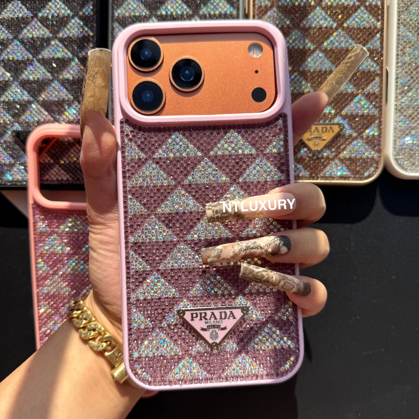 Night Queen Pure Glitter Shining Phone Case