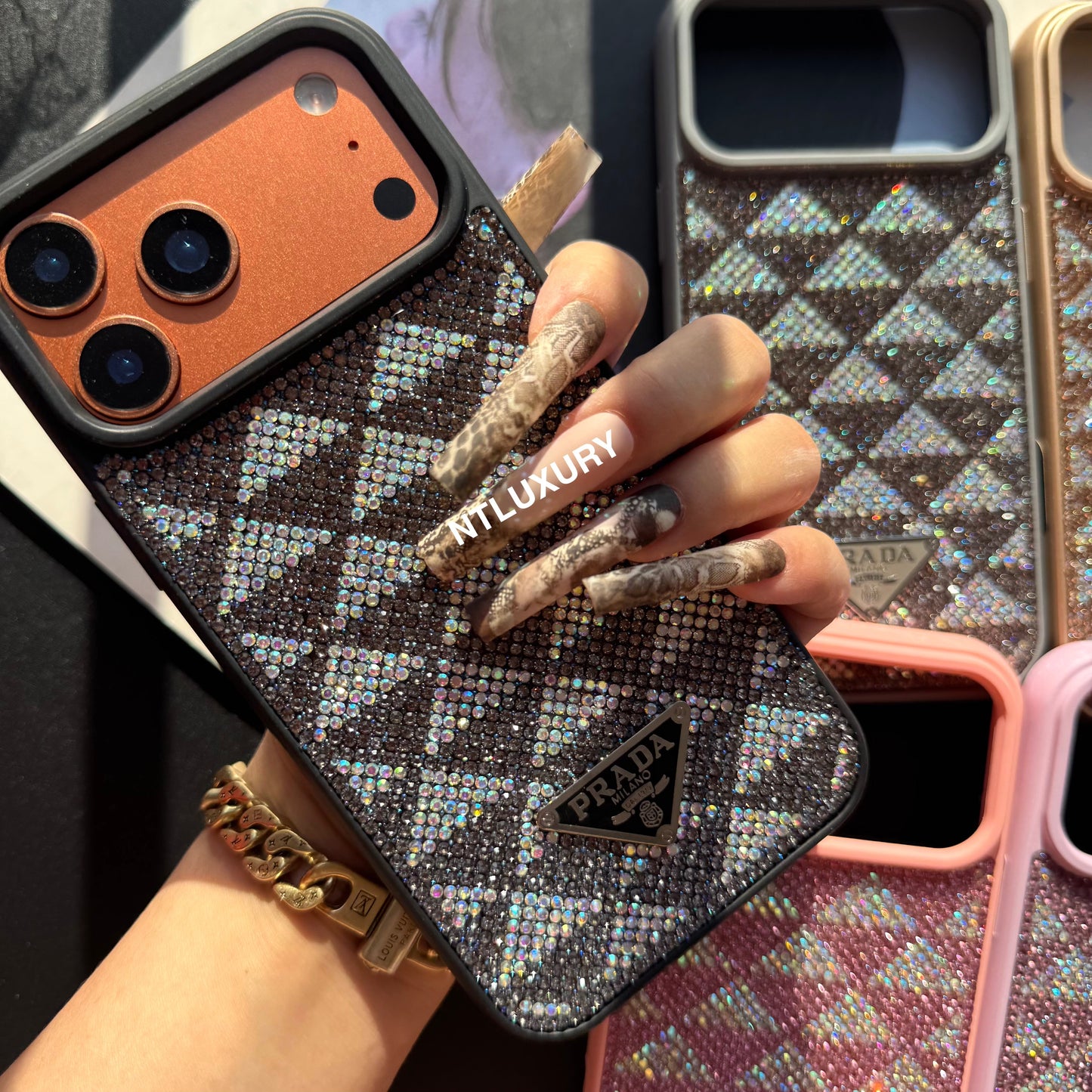 Night Queen Pure Glitter Shining Phone Case