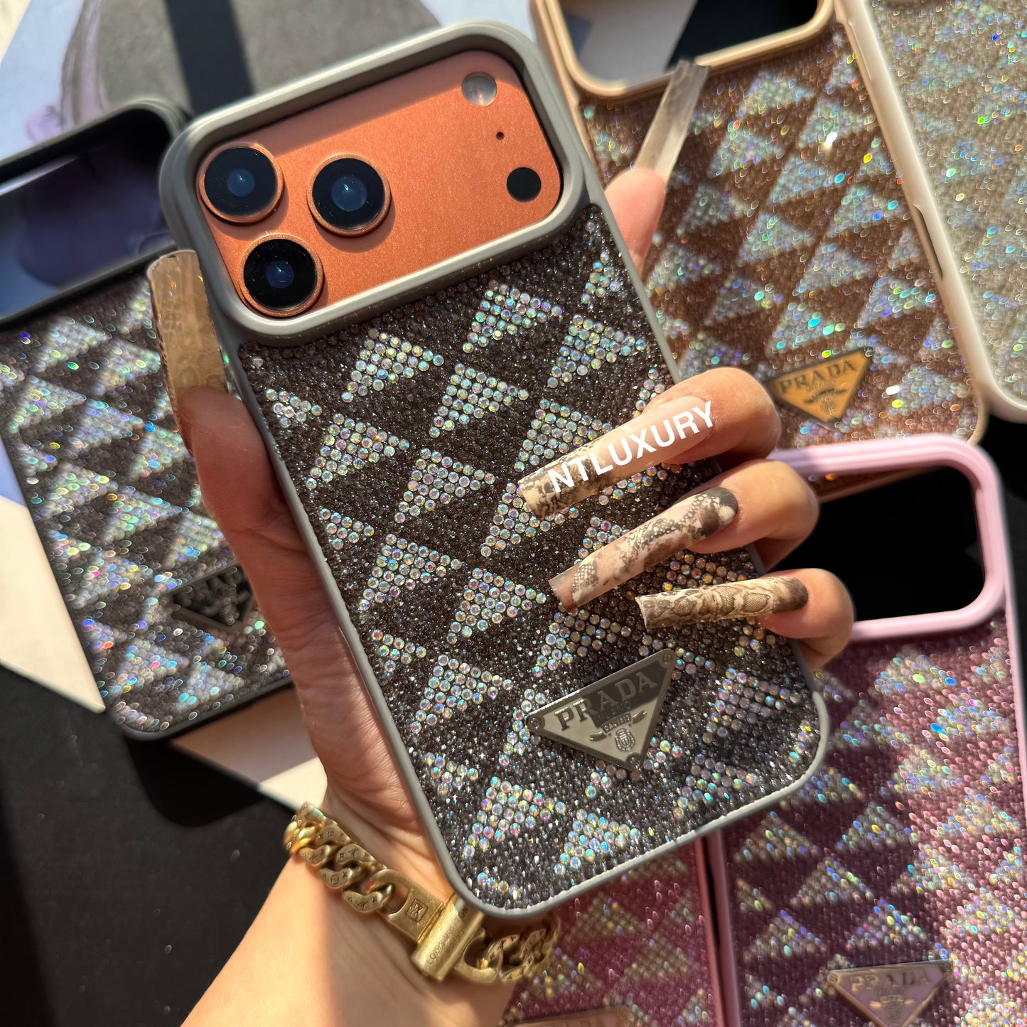 Night Queen Pure Glitter Shining Phone Case