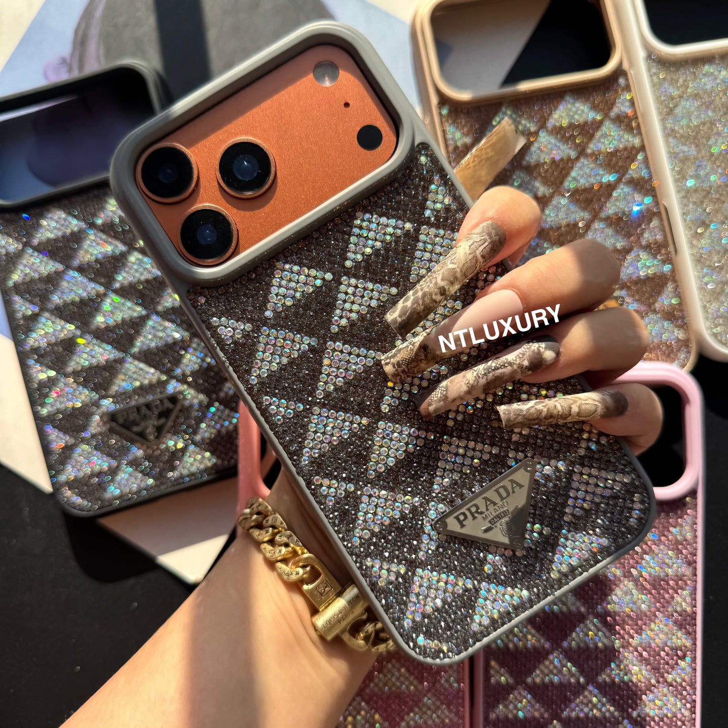 Night Queen Pure Glitter Shining Phone Case
