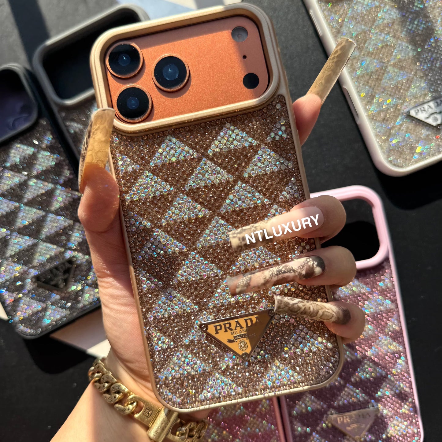 Night Queen Pure Glitter Shining Phone Case