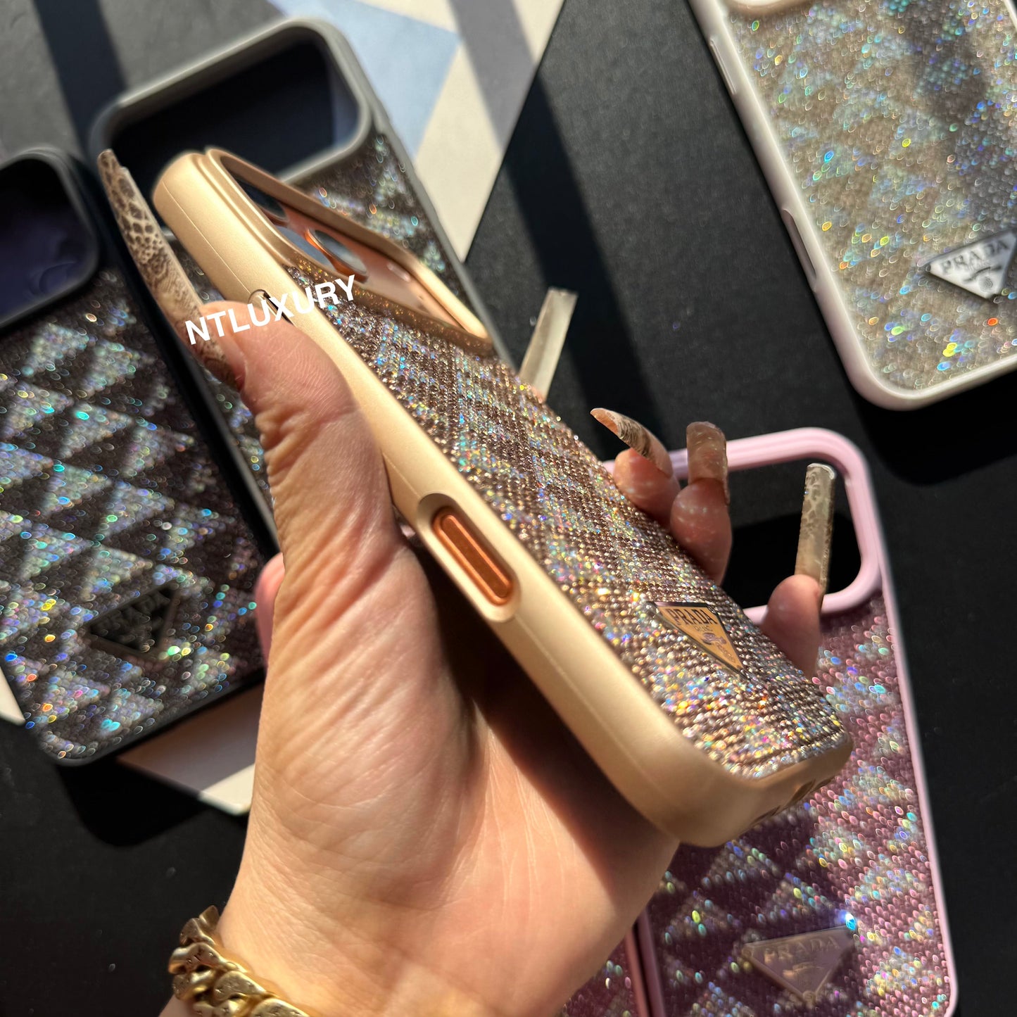Night Queen Pure Glitter Shining Phone Case