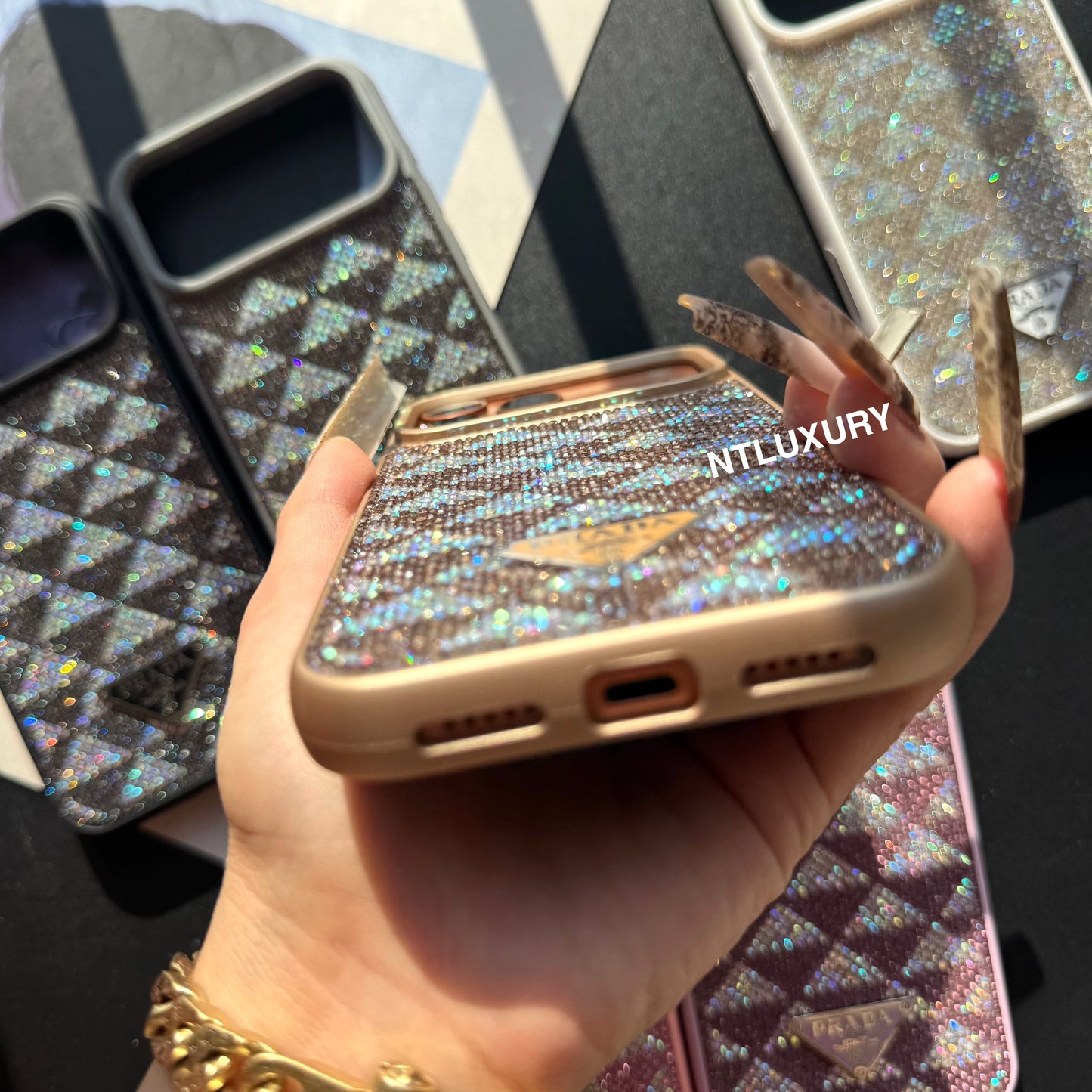 Night Queen Pure Glitter Shining Phone Case