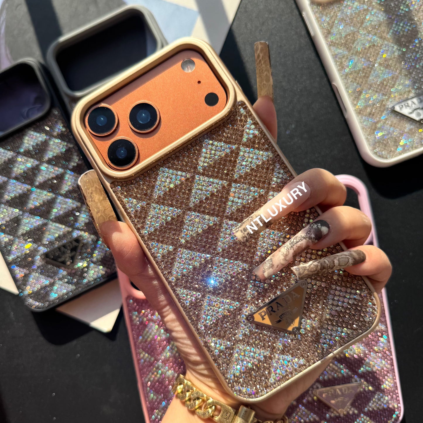 Night Queen Pure Glitter Shining Phone Case