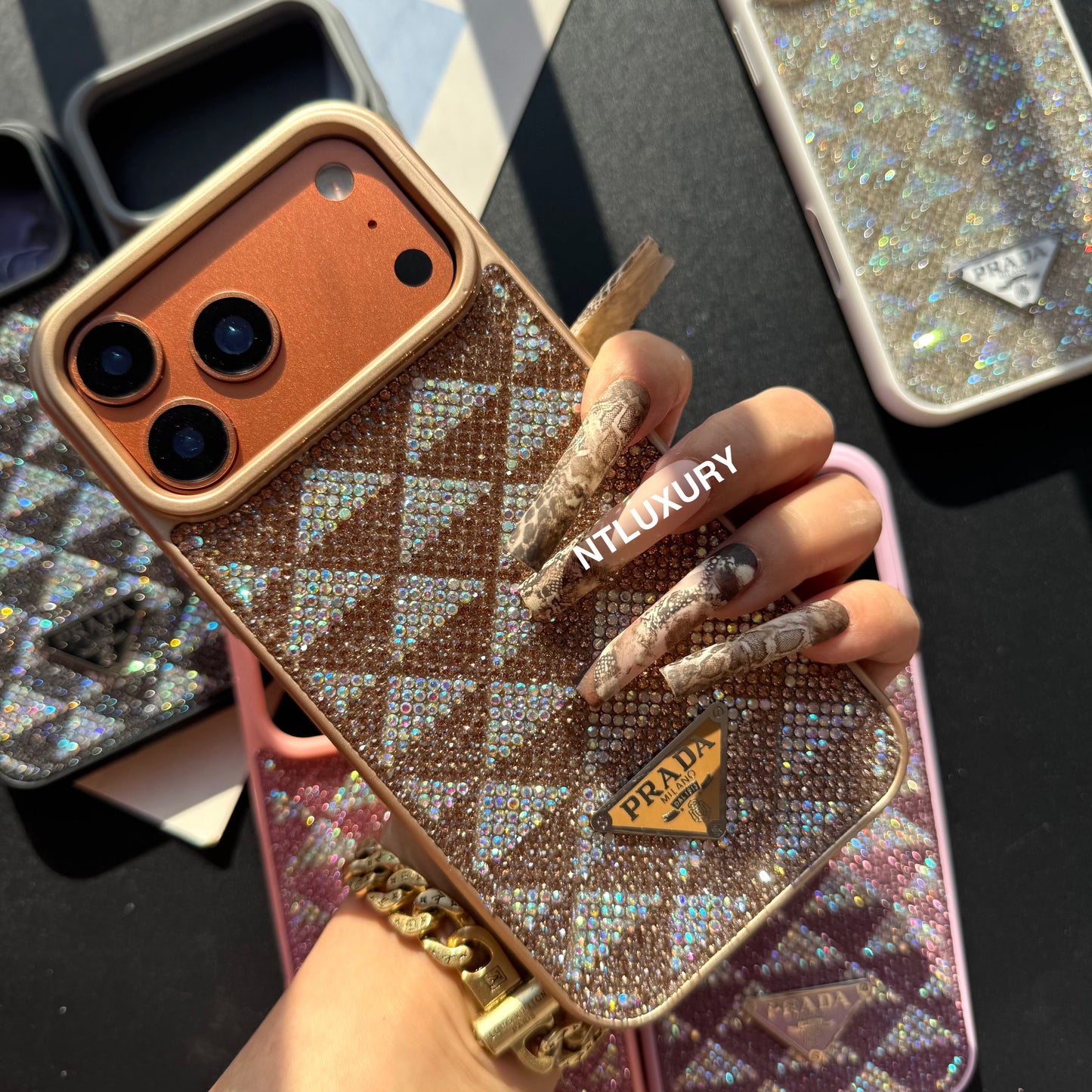 Night Queen Pure Glitter Shining Phone Case