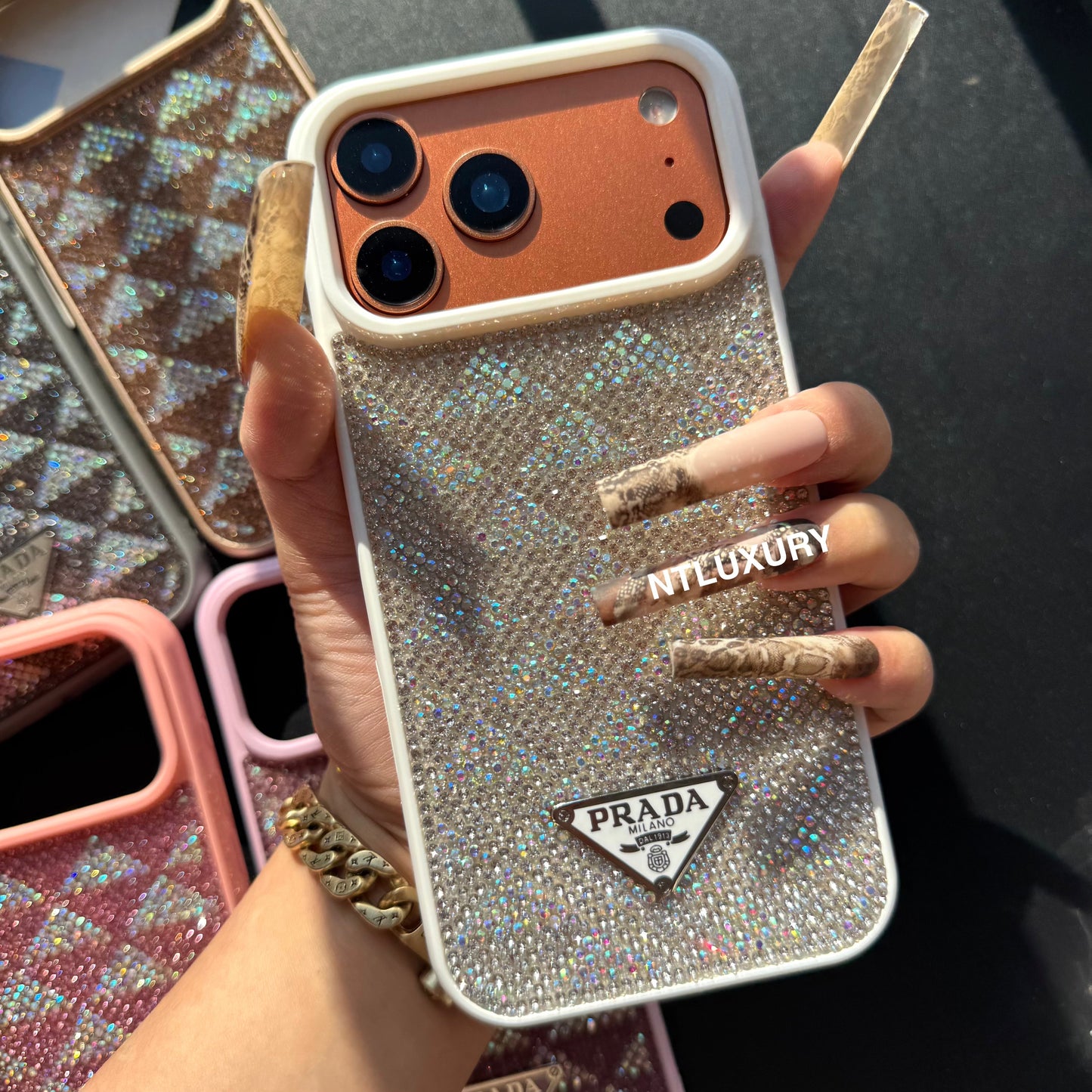 Night Queen Pure Glitter Shining Phone Case