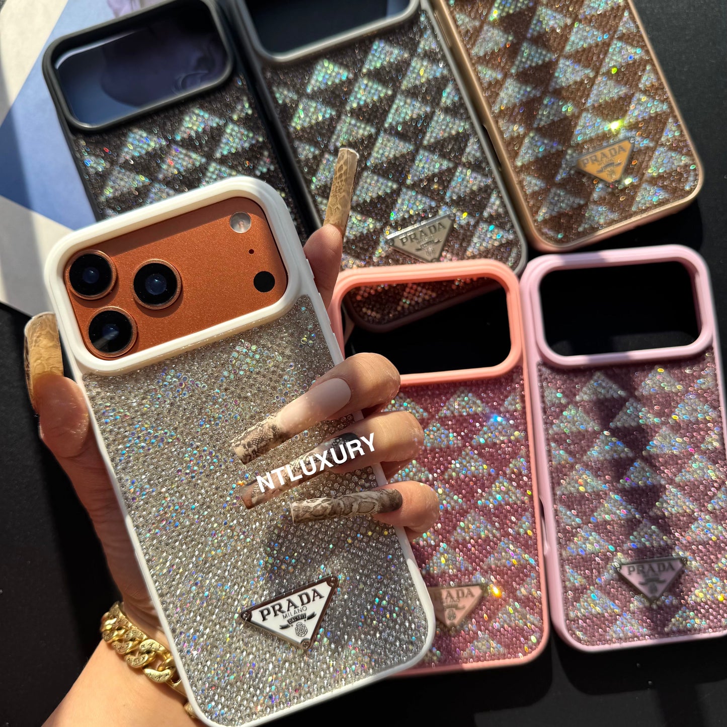 Night Queen Pure Glitter Shining Phone Case