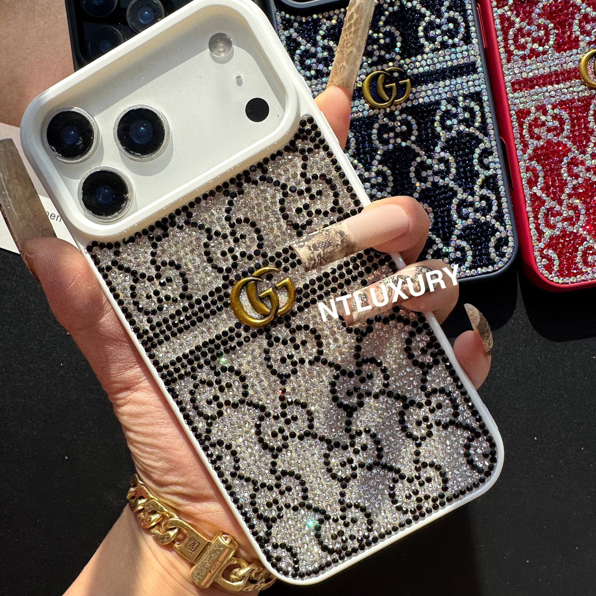 Coque de téléphone scintillante Night Queen
