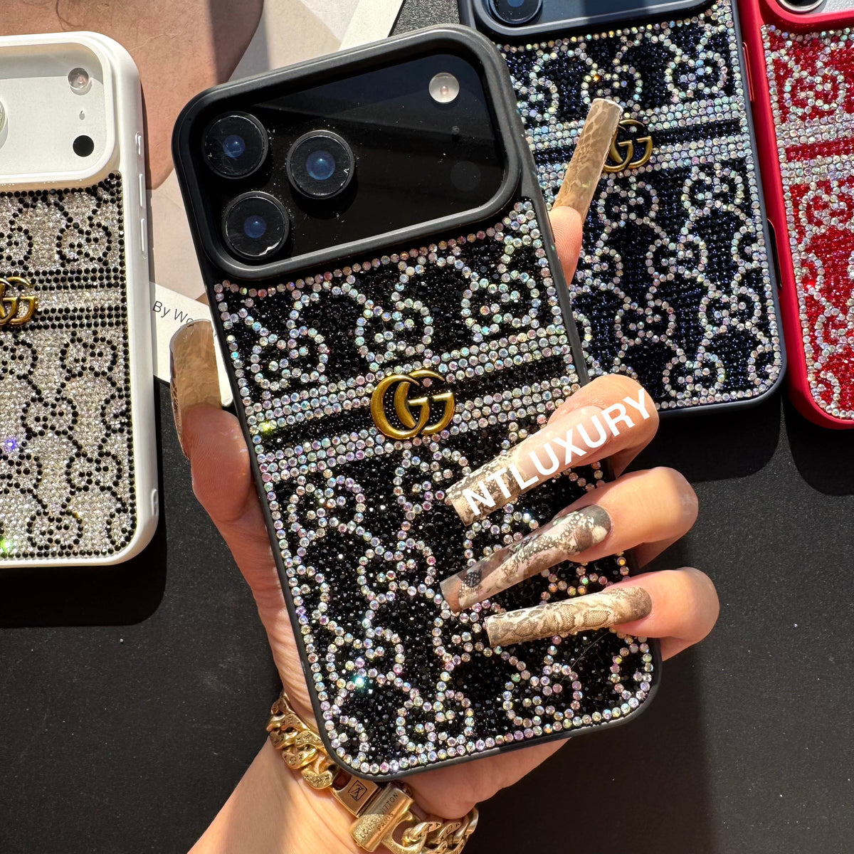 Coque de téléphone scintillante Night Queen