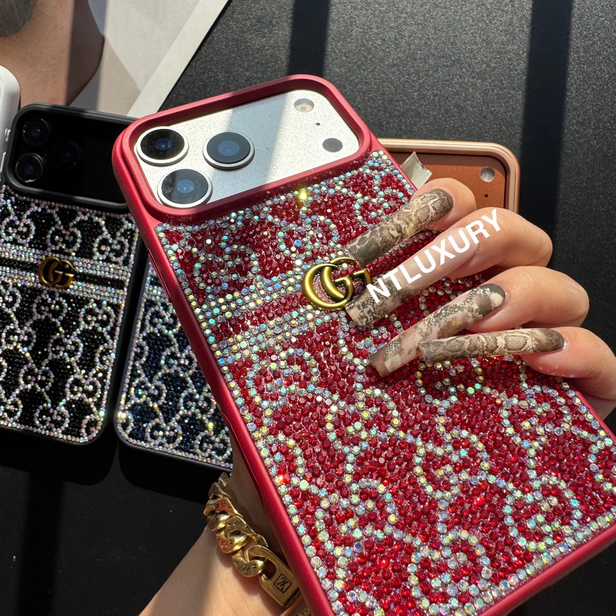 Coque de téléphone scintillante Night Queen