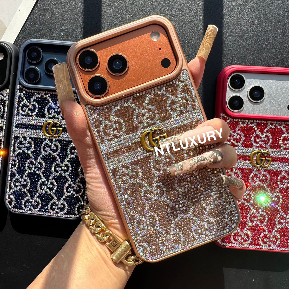 Coque de téléphone scintillante Night Queen