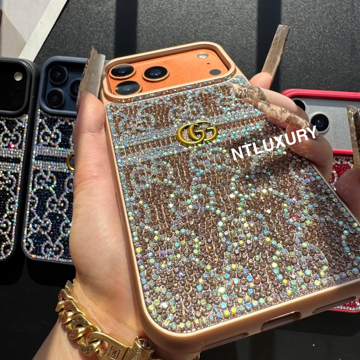 Coque de téléphone scintillante Night Queen