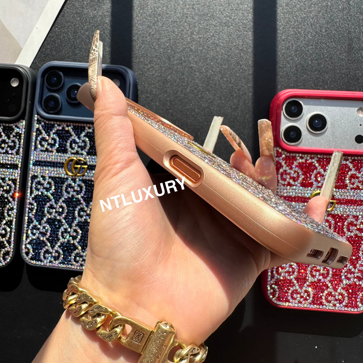 Coque de téléphone scintillante Night Queen