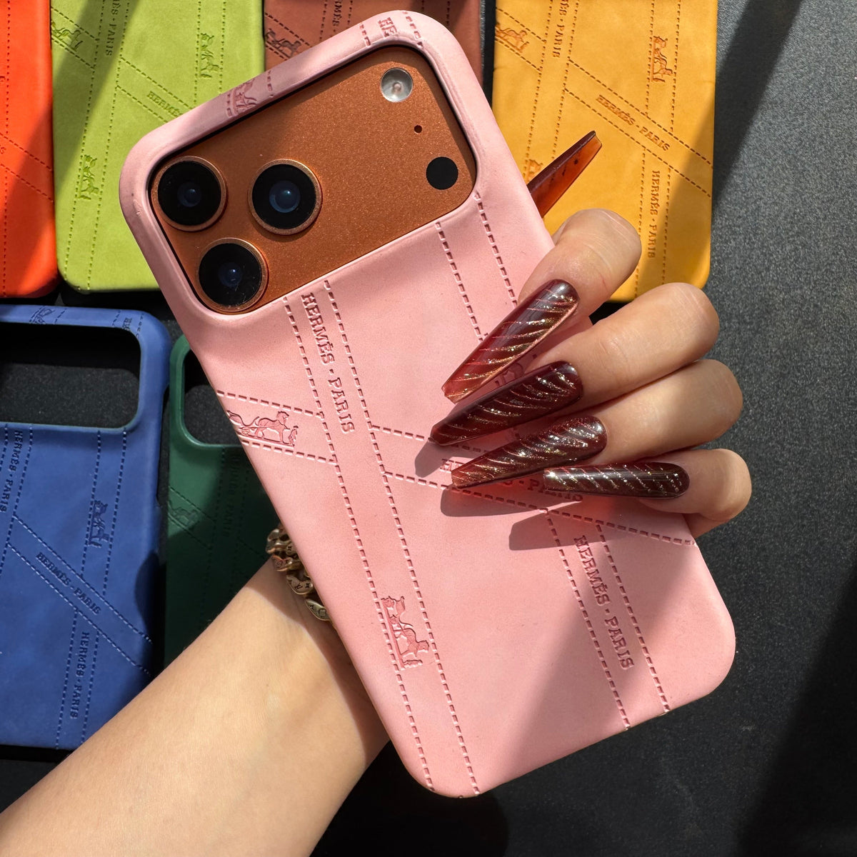 Coque de téléphone colorée pour fille branchée