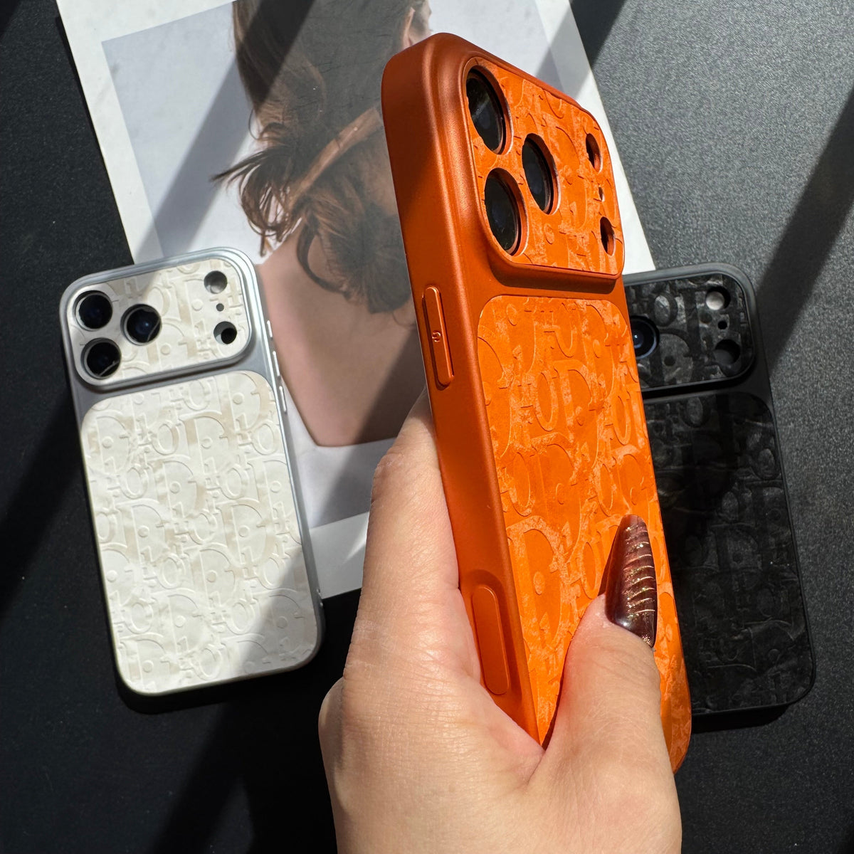 Coque de téléphone fille colombe motif transfert