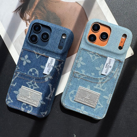 Cowboy Love Girl Phone Case with Card Pocket