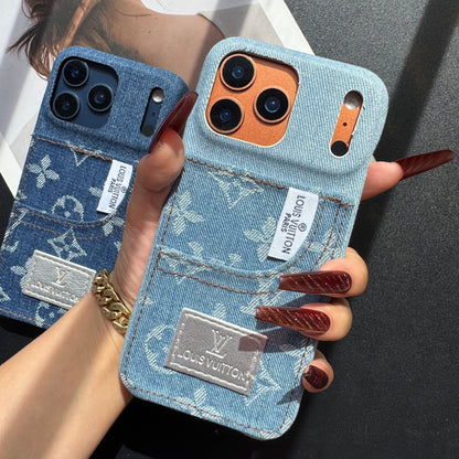 Funda para teléfono de chica y amor cowboy con bolsillo para tarjetas