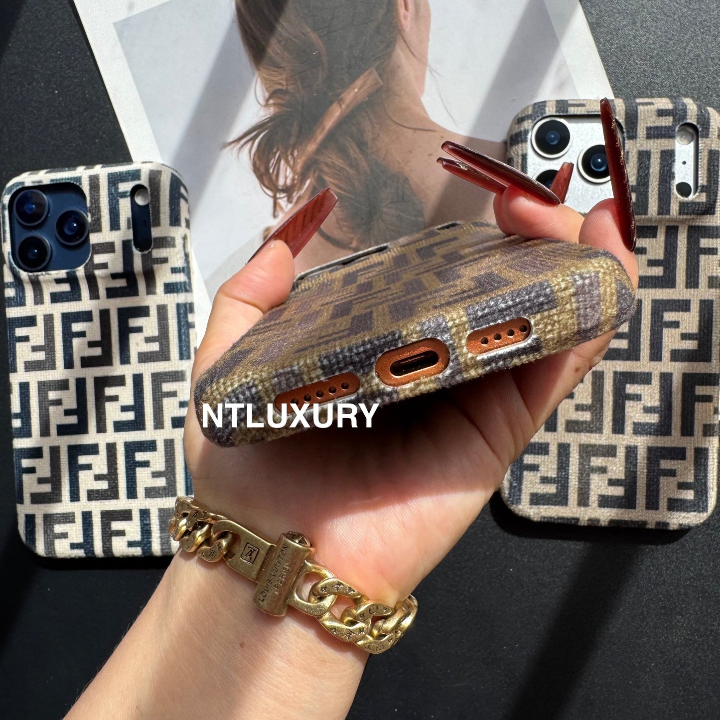 Fine Winter Furry Girl Phone Case
