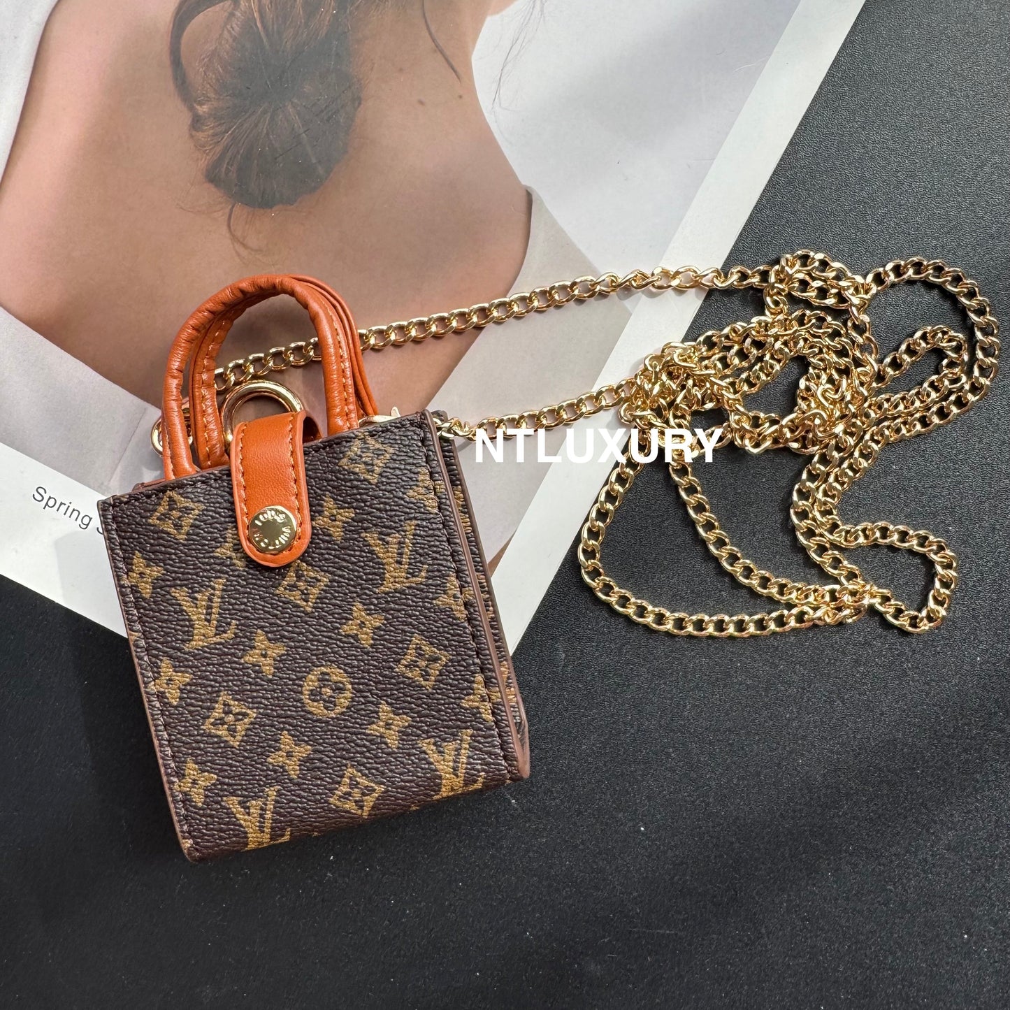 Floral Cute Love Mini Purse With Chain For All Cute Things