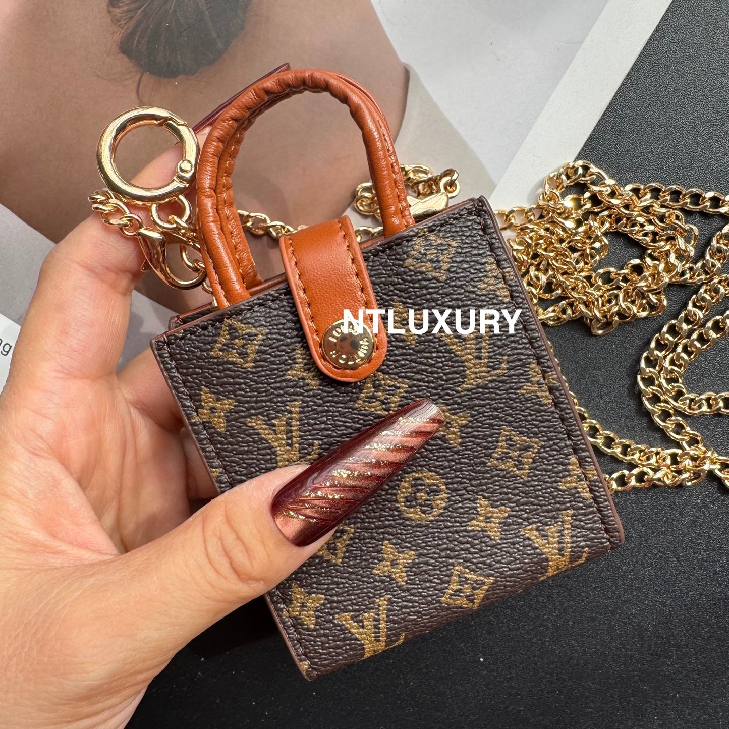 Floral Cute Love Mini Purse With Chain For All Cute Things