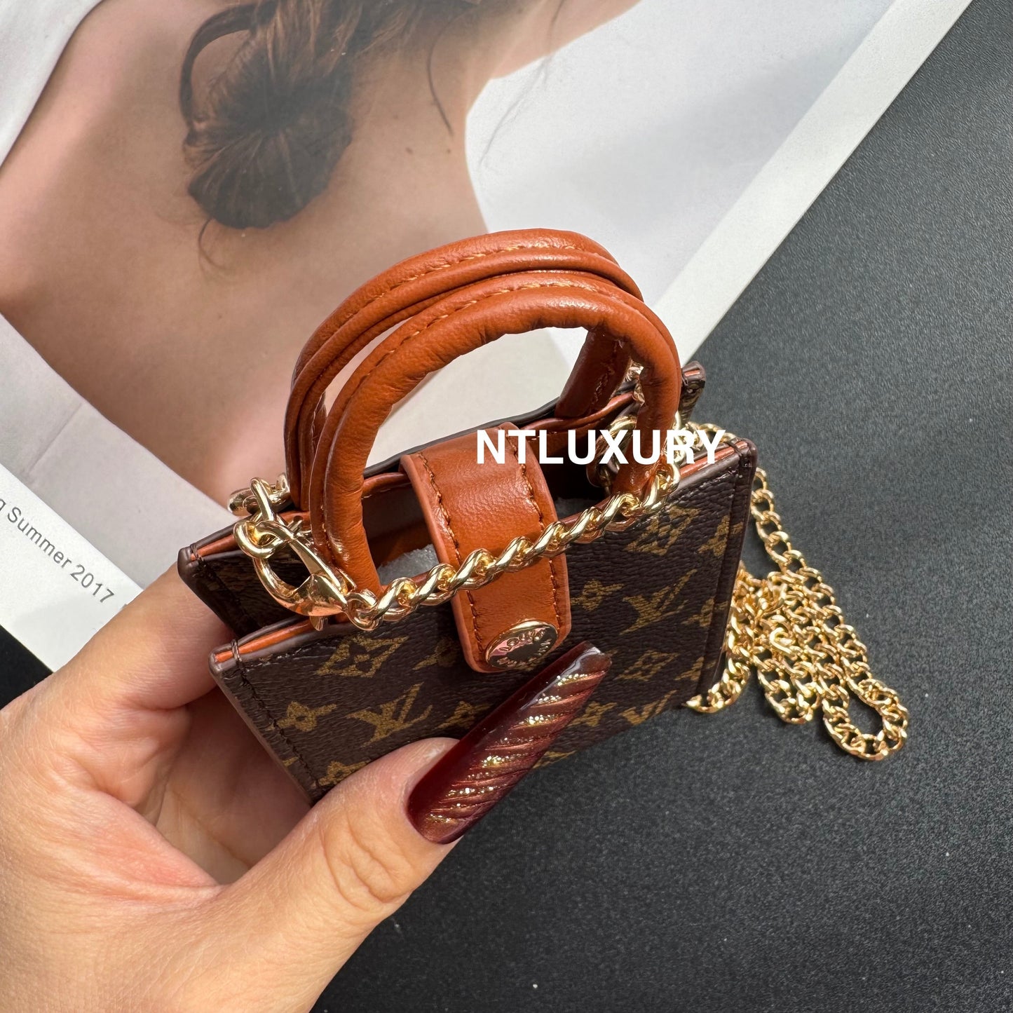 Floral Cute Love Mini Purse With Chain For All Cute Things