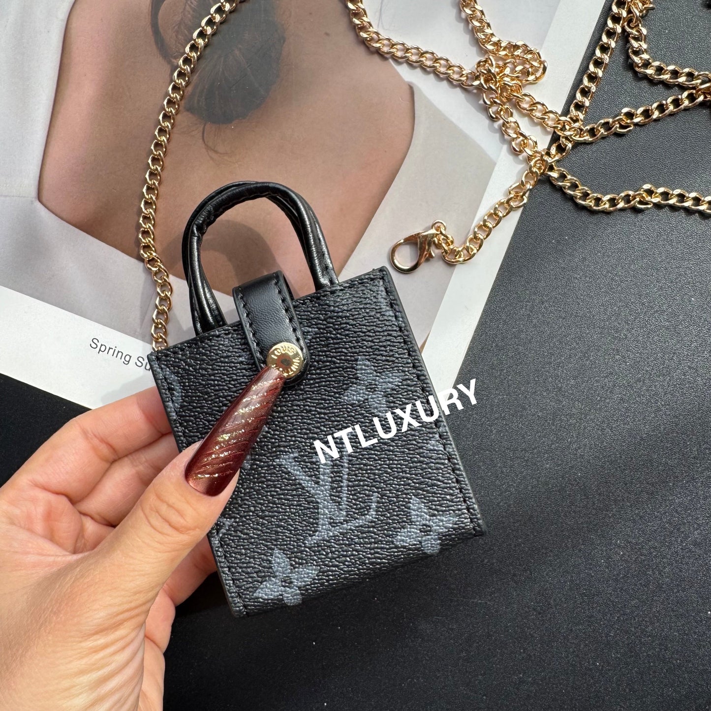 Floral Cute Love Mini Purse With Chain For All Cute Things