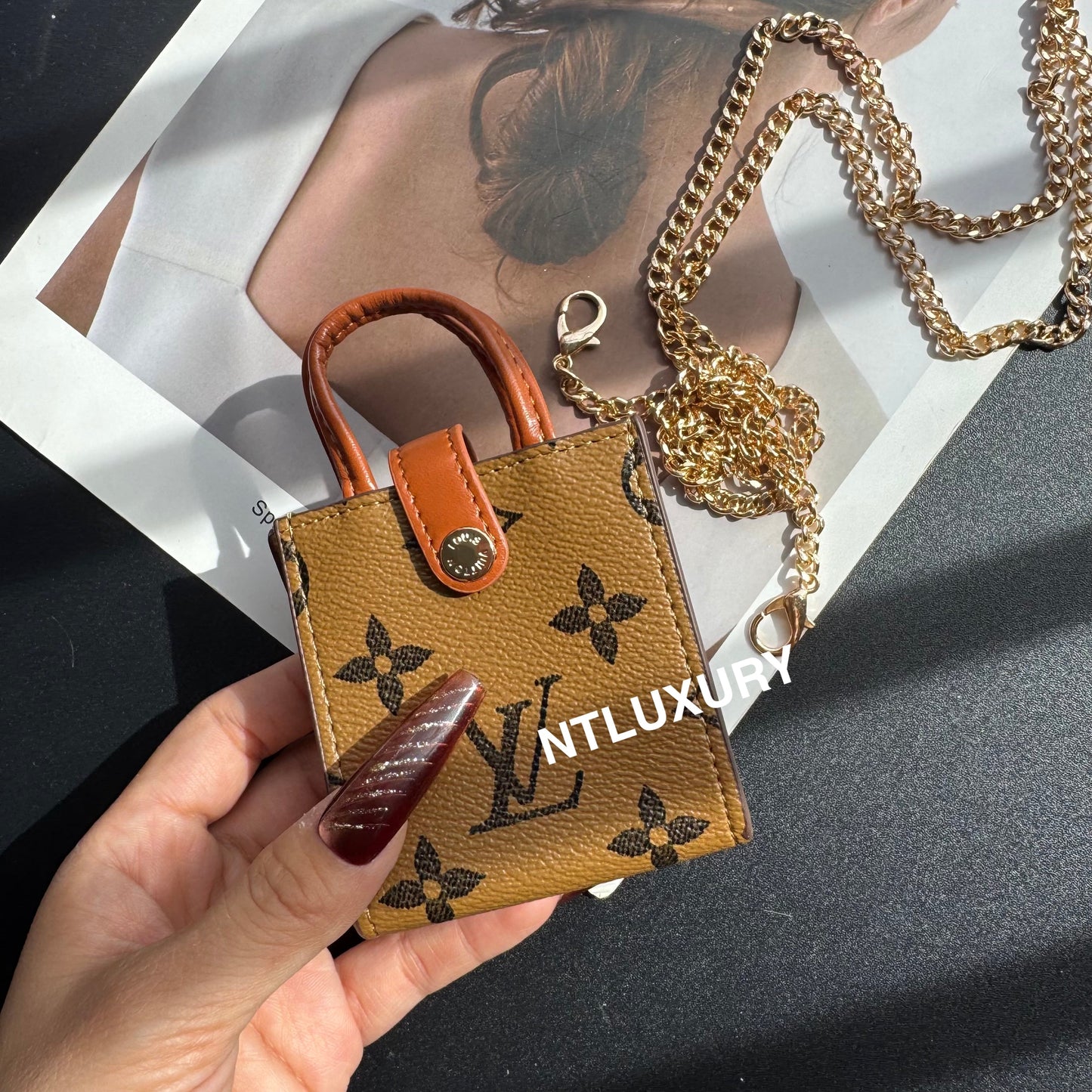 Floral Cute Love Mini Purse With Chain For All Cute Things