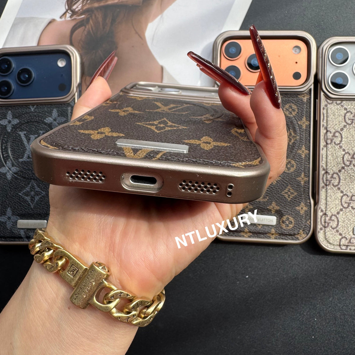 Funda para teléfono MagSafe de diseño elegante