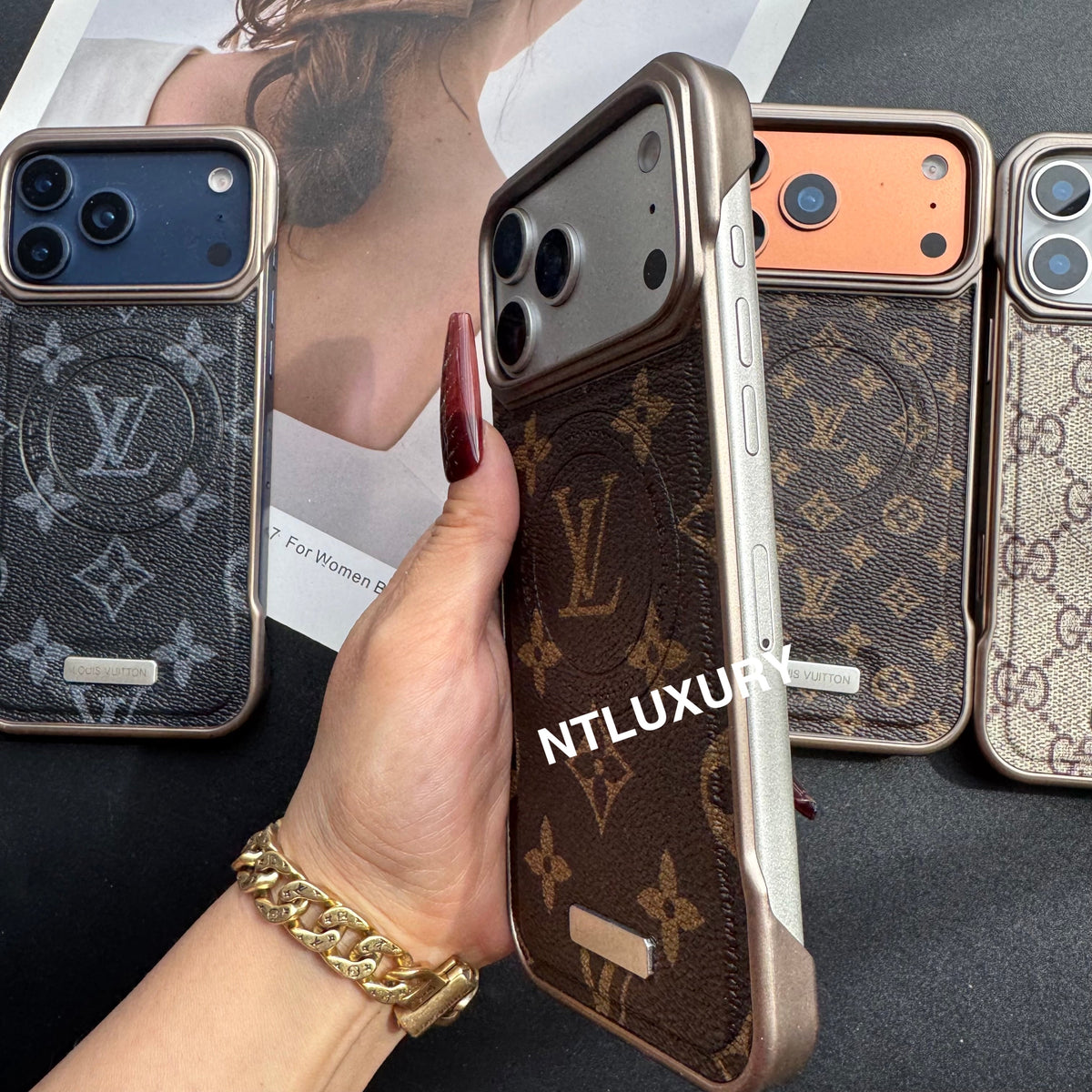 Funda para teléfono MagSafe de diseño elegante