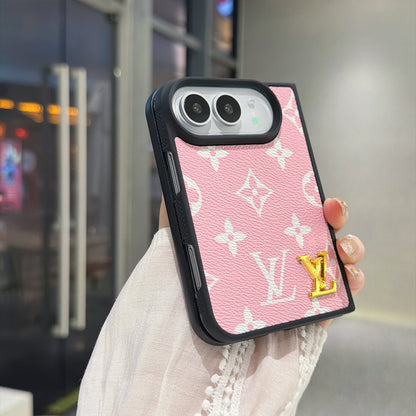 Traditional Love Phone Case For iPhone Duo With Metal