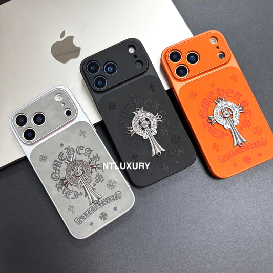Orange Juice Chrome Personality Phone Case