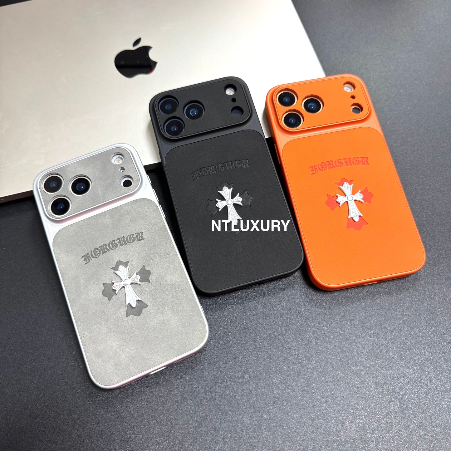 Orange Juice Chrome Metal Phone Case
