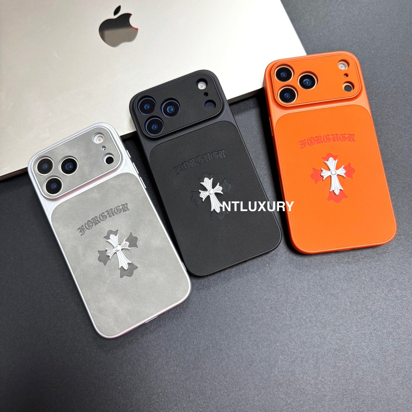 Orange Juice Chrome Metal Phone Case