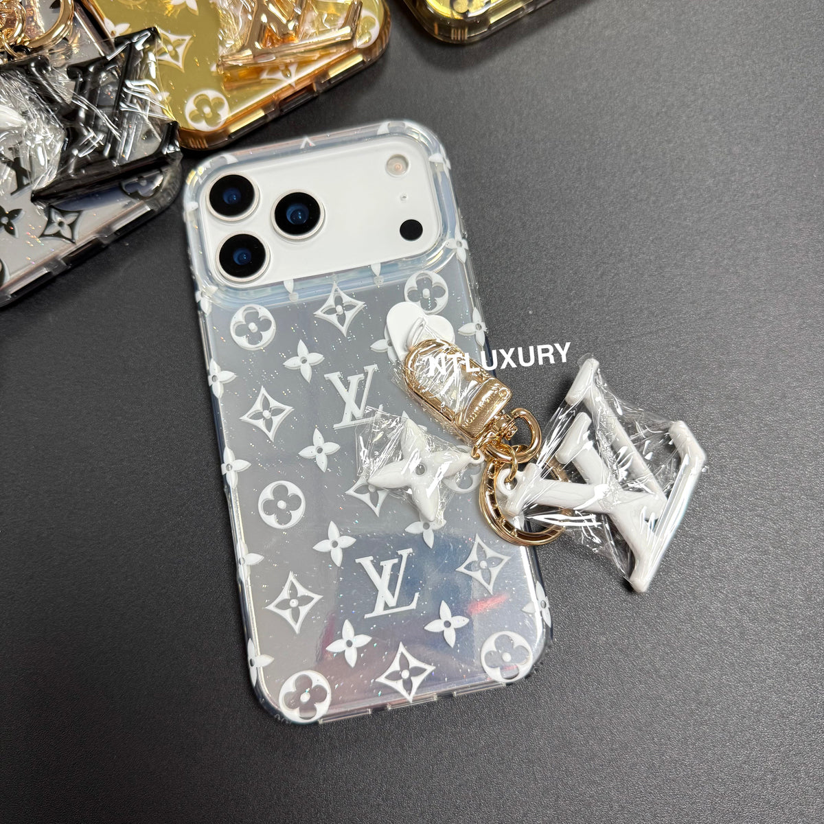 Cyber Girl Love Phone Case With Pendant