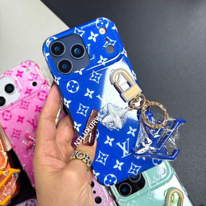 Coque de téléphone « Amour d'été » avec chaîne d'amour
