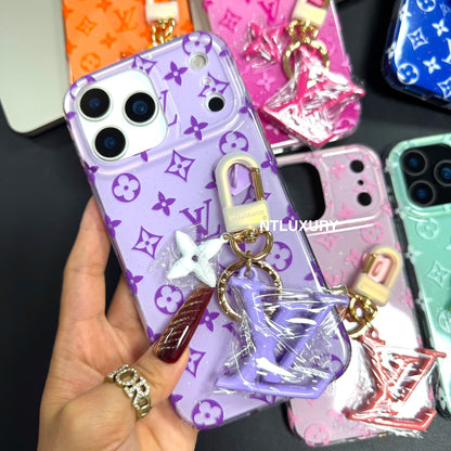 Coque de téléphone « Amour d'été » avec chaîne d'amour