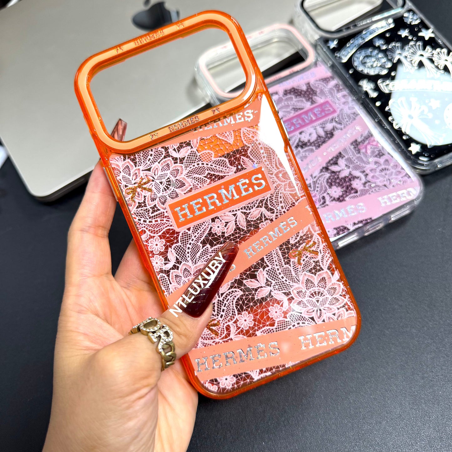 Cute Horse Design Phone Case with Strap