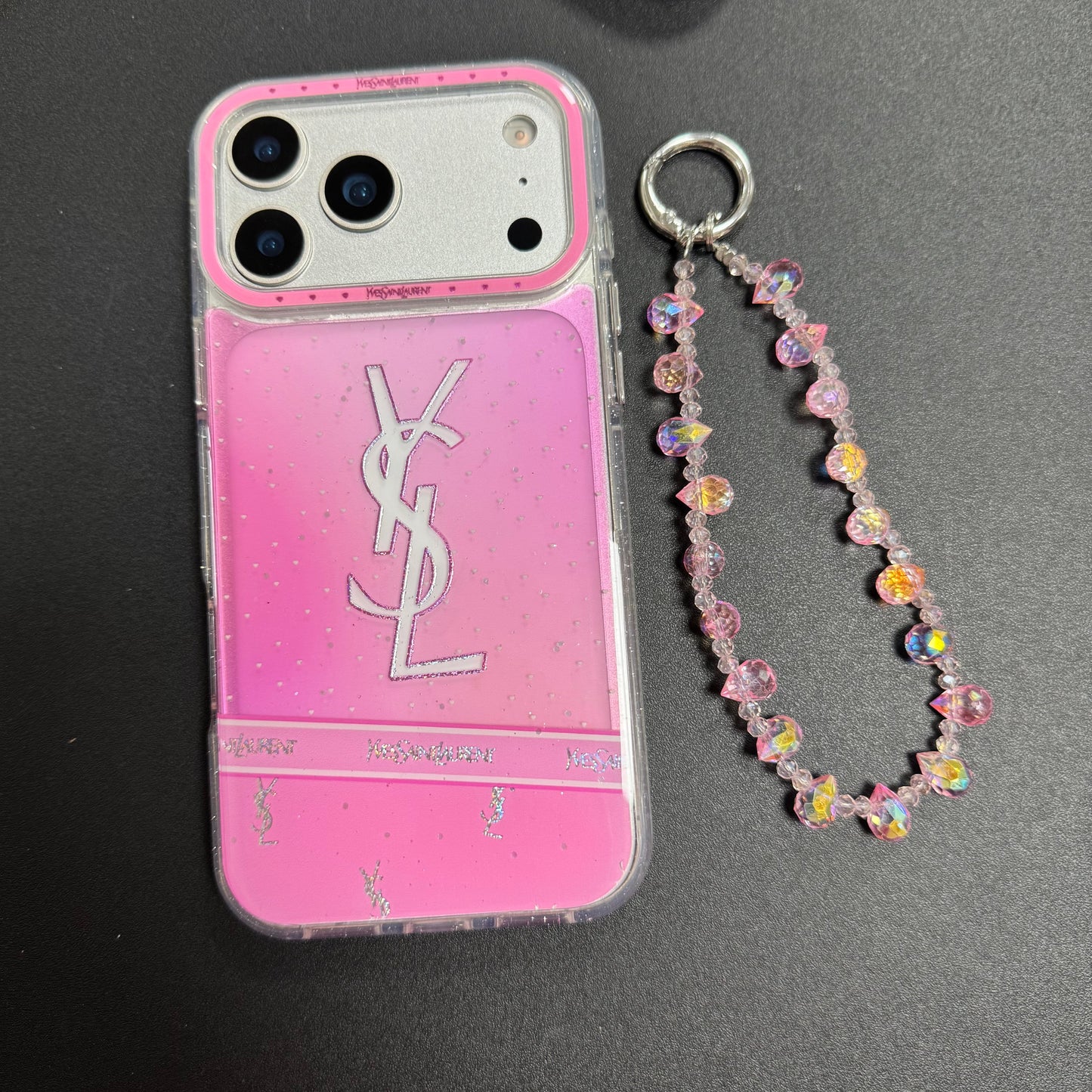 Cute Yes Design Phone Case with Strap