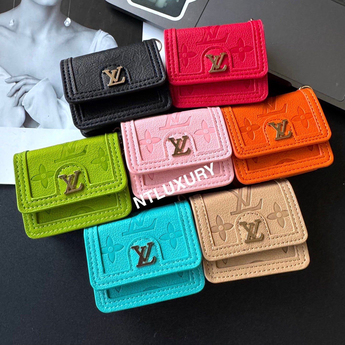 Colorful Love Design Airpods Case (Universal)