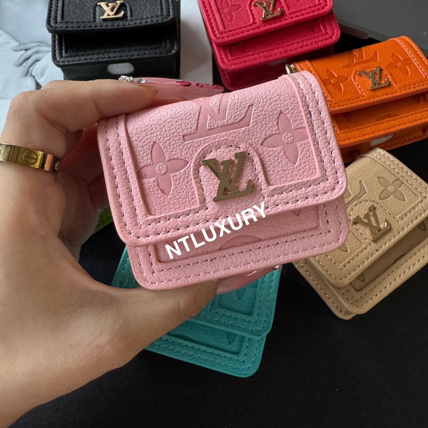 Colorful Love Design Airpods Case (Universal)