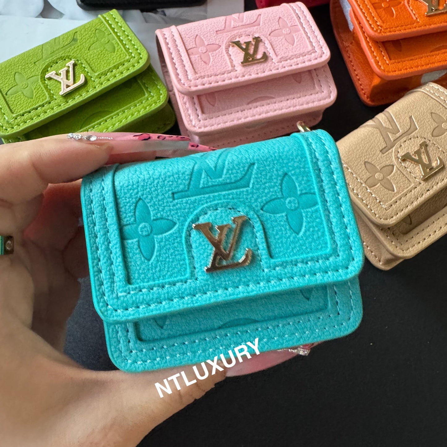 Colorful Love Design Airpods Case (Universal)