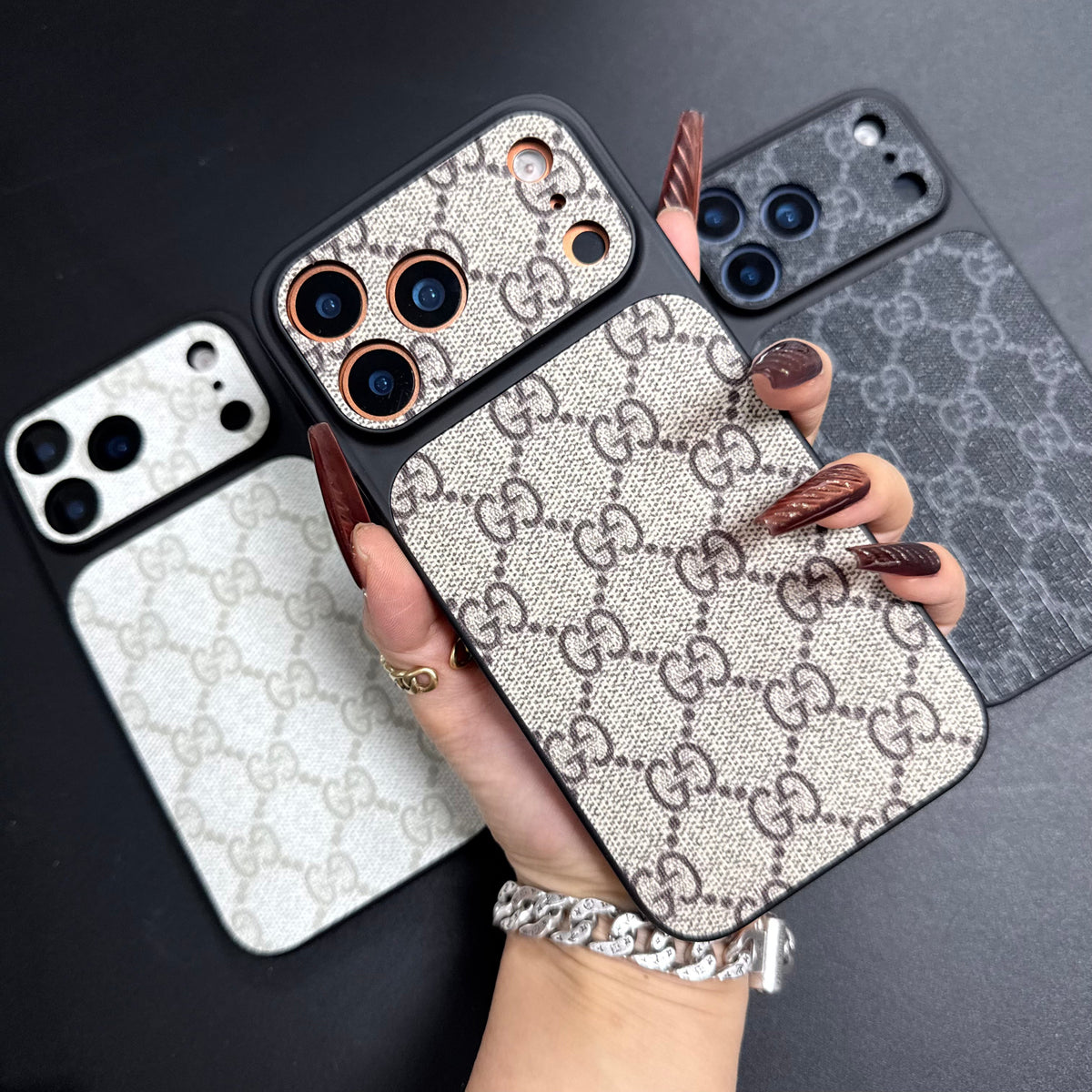 Funda elegante y tradicional de buen diseño para teléfono
