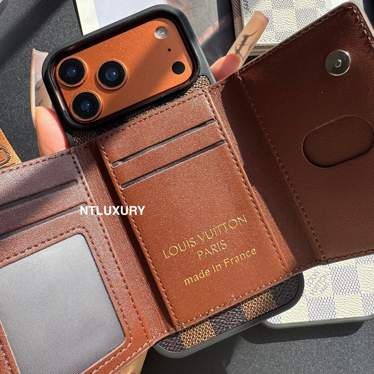 MagSafe-Hülle mit MagSafe Wallet 3er-Set (Geflecht Liebe)