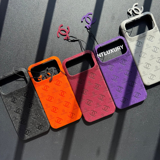 Glitter Leather CC Love Girl Phone Case