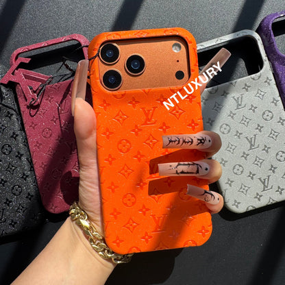 Glitter Leather Little Love Girl Phone Case